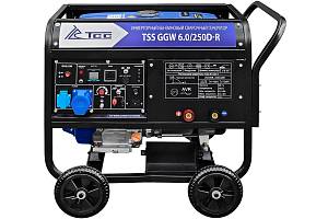 Инверторный бензиновый сварочный генератор TSS GGW 6.0/250D-R ТСС