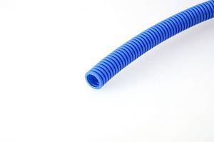 Промрукав Труба гофрир. ПП Строительная безгалог. (HF) д.16 (PR02.0047)-Синяя 100м